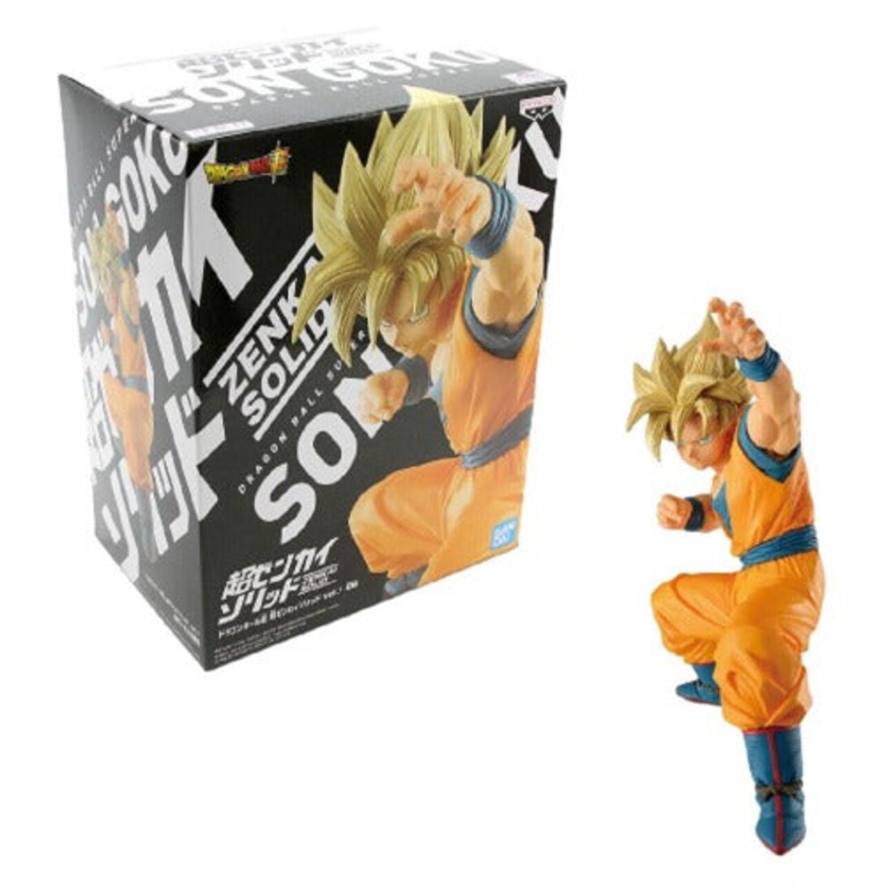 Banpresto Dragon Ball Super Zenkai Solid Vol 1 Super Saiyan Goku Figure 17756